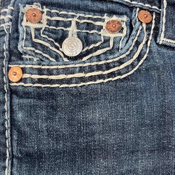 True Religion Indigo Straight Leg Women's Jeans - Picture 3 of 5